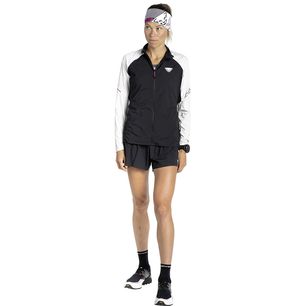 Dynafit DNA Wind Jacket Femme Blanc Et Noir â Image 2