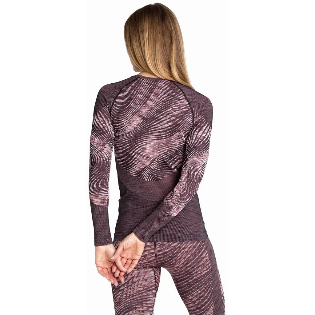 Odlo Base Layer Top Crew Neck Long Sleeve Blackcomb Eco Femme Gris â Image 5