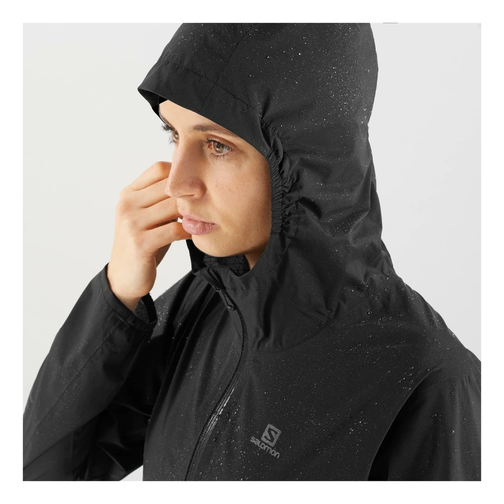 Salomon Lightning WaterProof Jacket Femme Noir â Image 2