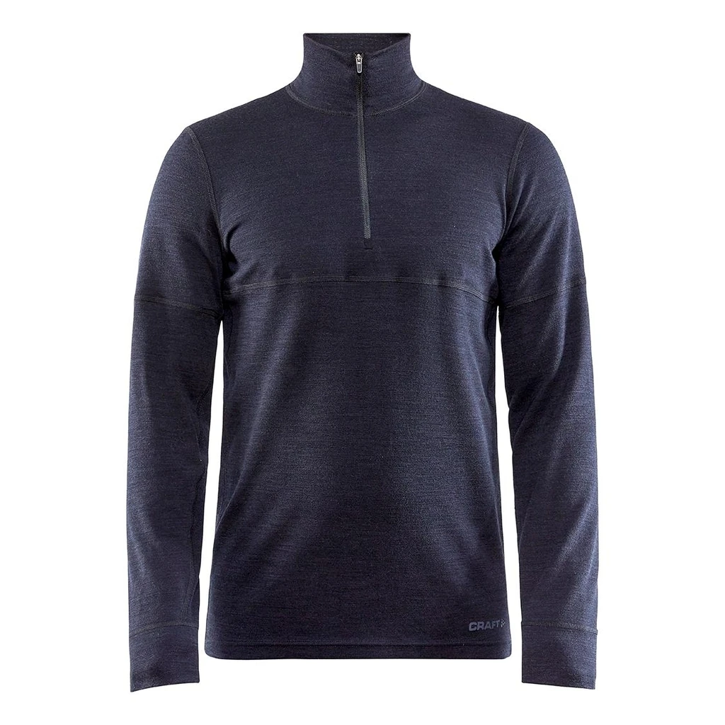 Craft Merino 240 Zip Homme Noir
