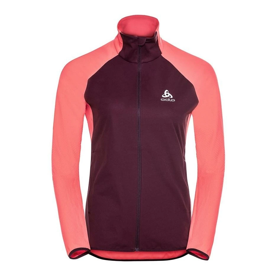 Odlo Zeroweight Warm Hybrid Jacket Femme Rose
