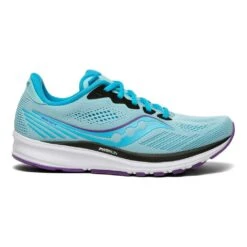 Saucony Ride 14 Femme Bleu Ciel