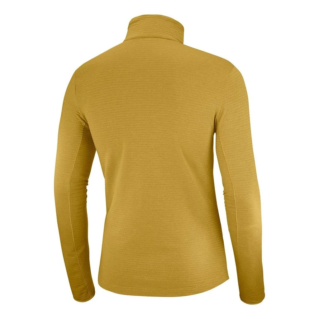 Salomon Outline Half Zip Mid Homme Jaune Moutarde â Image 2