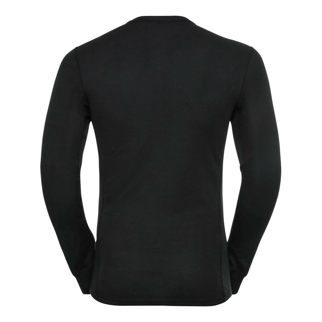 Odlo Base Layer Top Crew Neck Long Sleeve Active Warm Eco Homme Noir â Image 2
