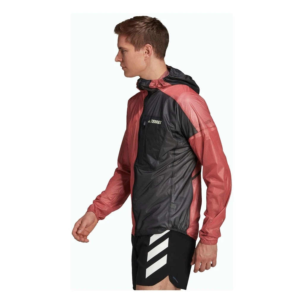 Adidas Agravic Rain Jacket Homme Rouge â Image 3