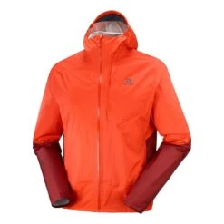Salomon Bonatti WaterProof Jacket Homme Rouge