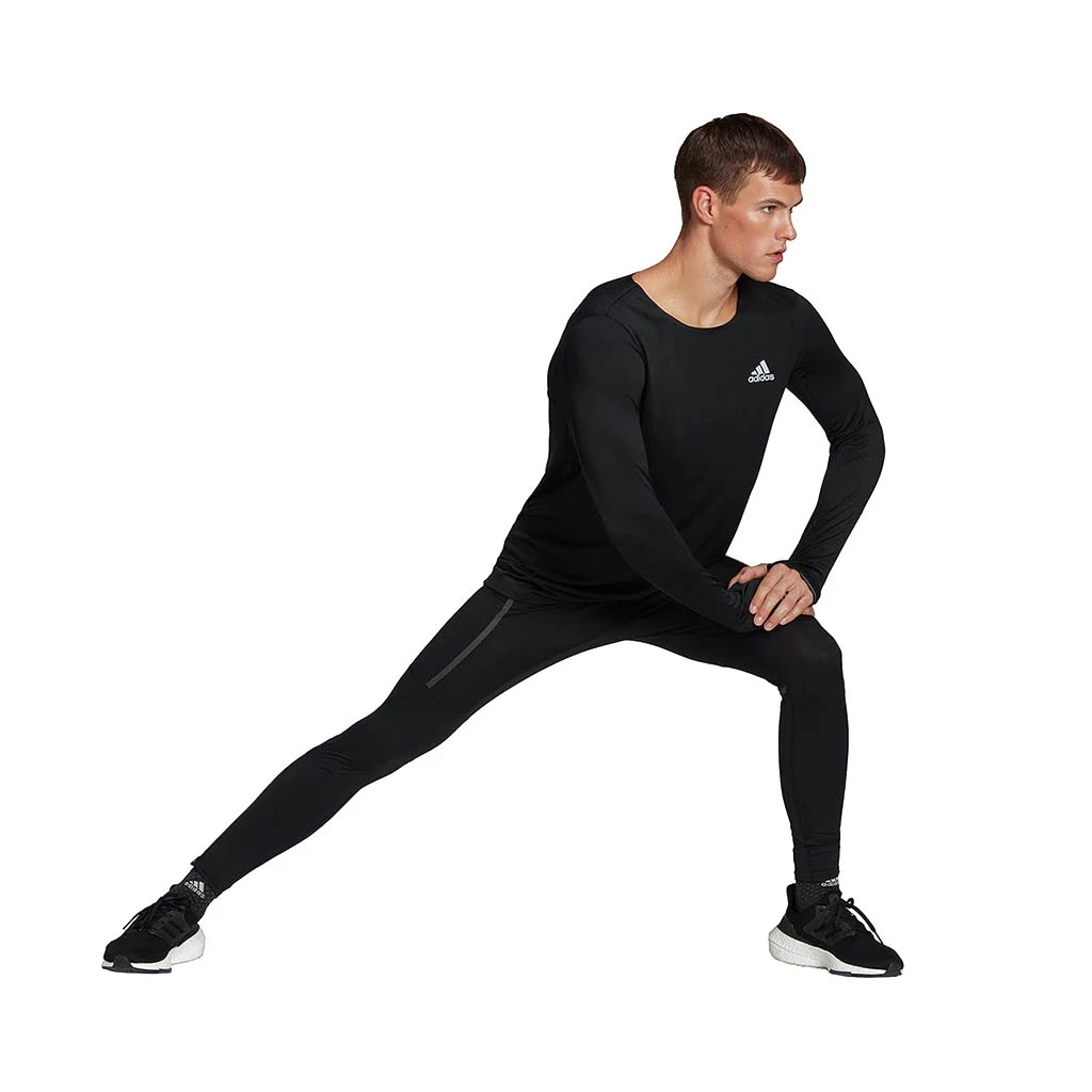 Adidas Fast Long Sleeve Homme Noir â Image 2