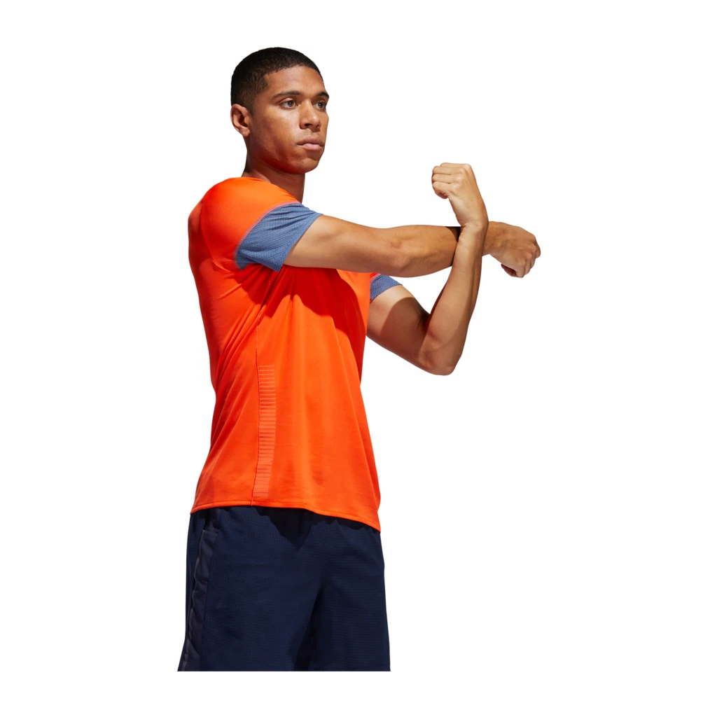 Adidas 25/7 Tee Runr Homme Orange â Image 4