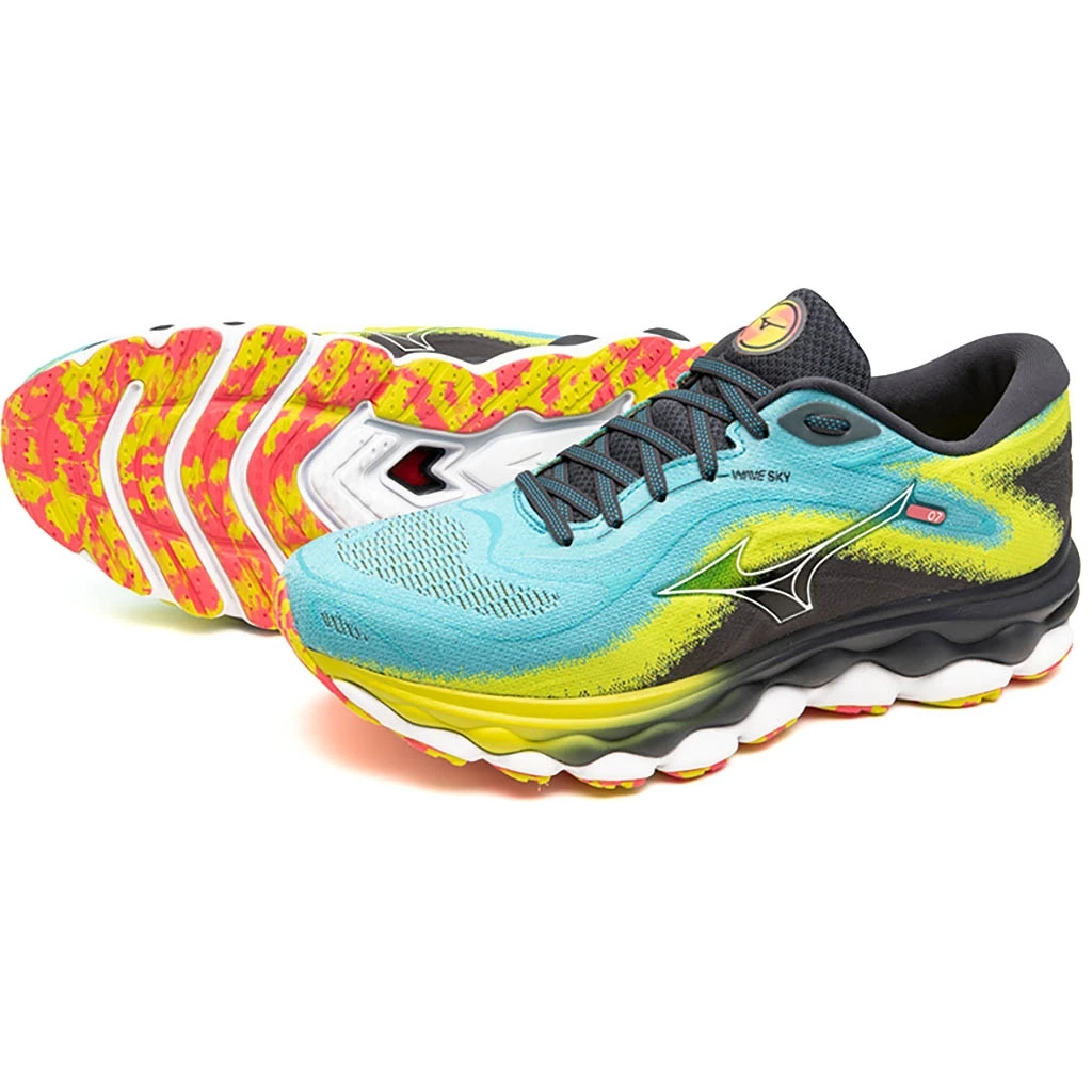 Mizuno Wave Sky 7 Homme Bleu Ciel – Image 4