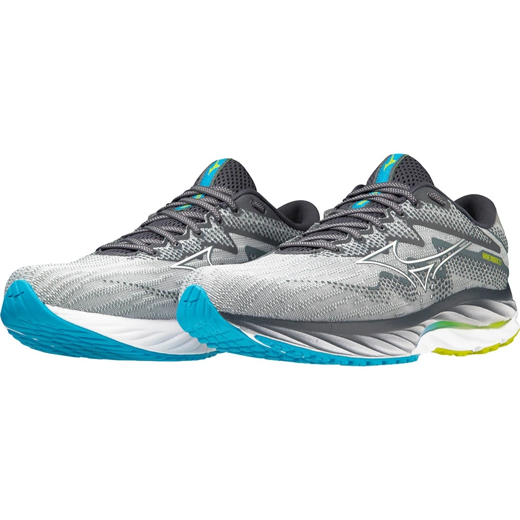 Mizuno Wave Rider 27 Homme Gris Clair – Image 4