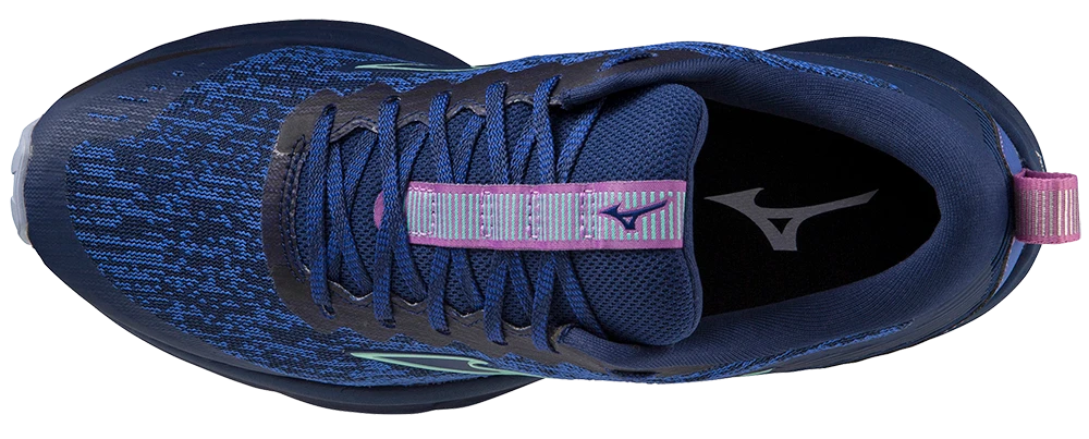 Mizuno Wave Rider TT Femme Bleu Marine â Image 3