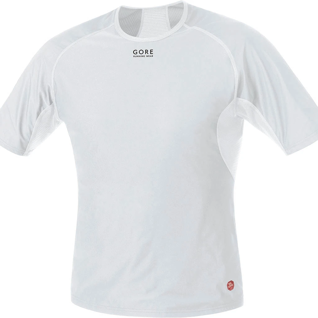 Gore Maillot Essential Base Layer Windstopper Homme Blanc