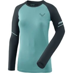 Dynafit Alpine Pro Long Sleeve Tee Femme Bleu