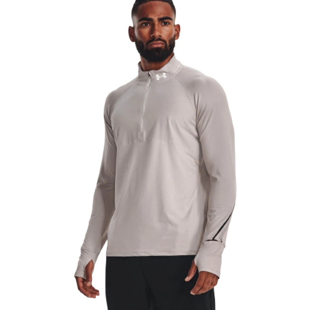 Under Armour Qualifier Run 2.0 Half Zip Homme Blanc â Image 2